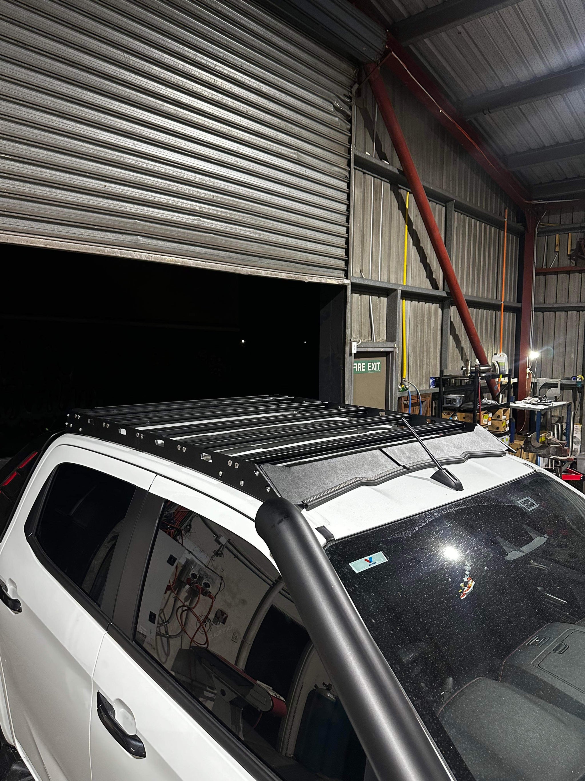 2021+ DMAX Dual Cab Slim Line Roof Rack Meredith Metalworks