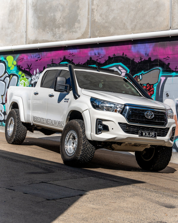 TWIN/DUAL N80 Hilux (2015+) 4" Stainless Steel Snorkels Kit