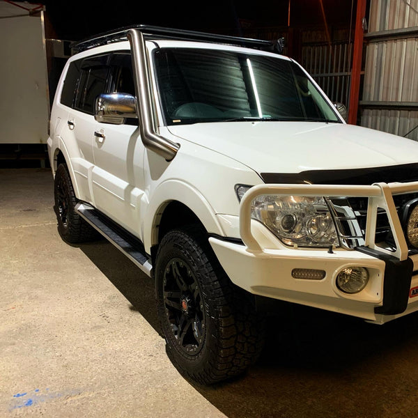 Pajero V80 Stainless Steel Snorkel NS, NT, NW, NX & NX Final Edition