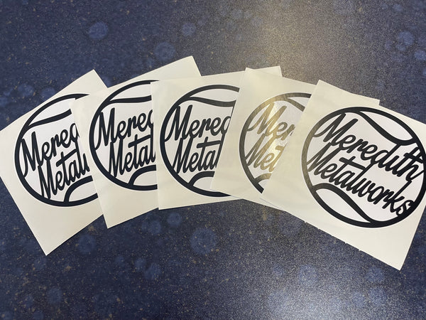 Meredith Metalworks Slap Stickers