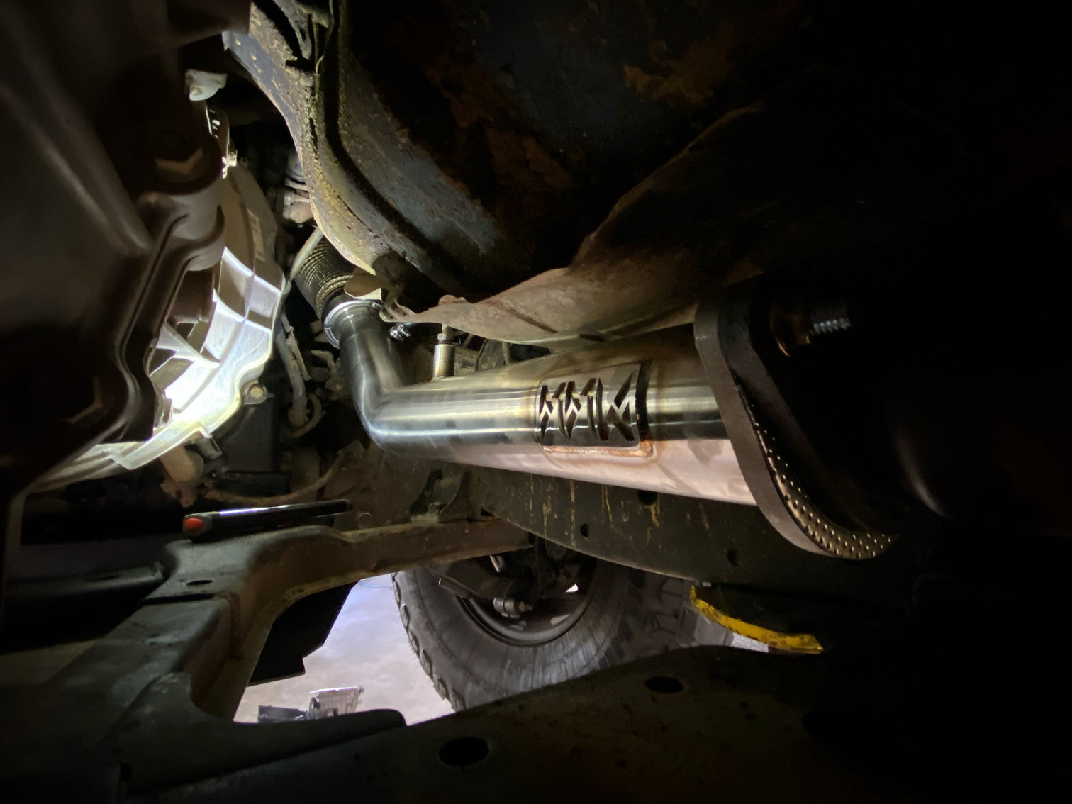 NP300/D23 OFF ROAD DPF DELETE PIPE Meredith Metalworks