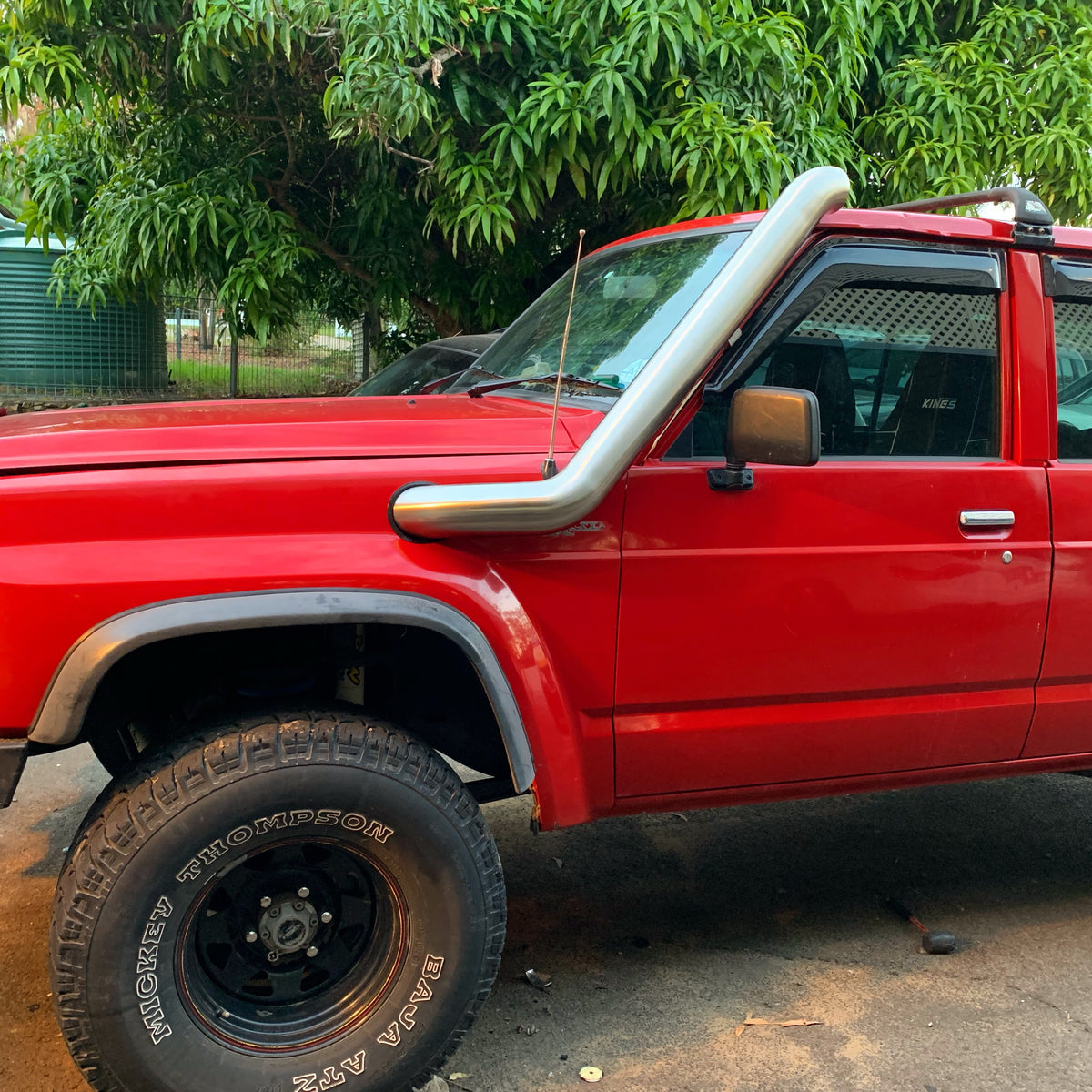 GQ Patrol 4" Stainless Steel Snorkel Kit Meredith Metalworks